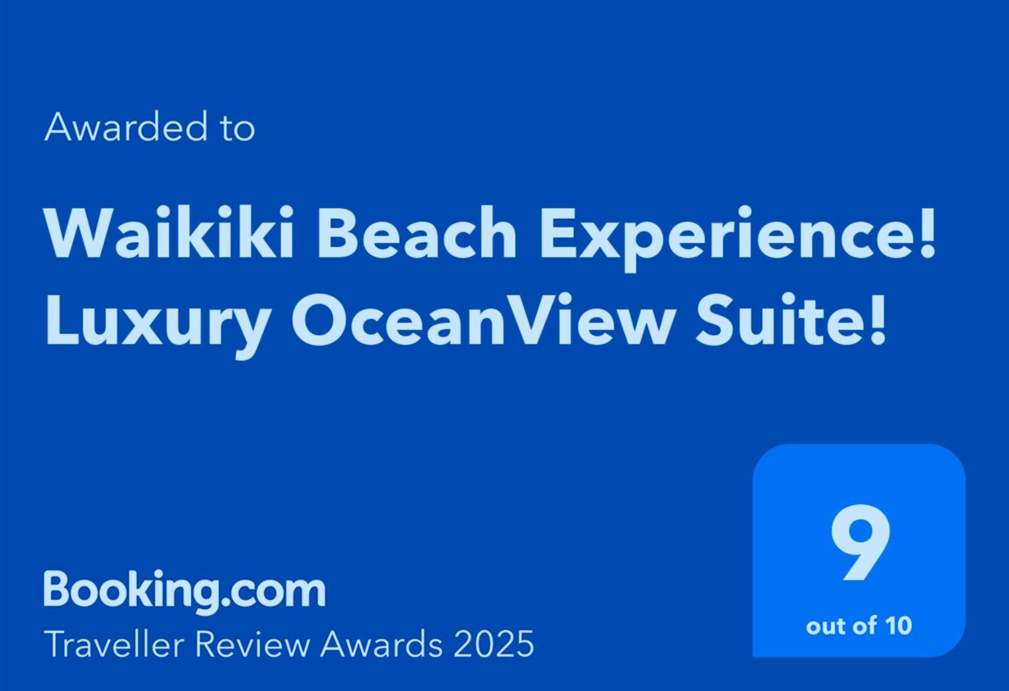 Waikiki Beach Experience! Luxury Oceanview Suite! Honolulu Exteriör bild